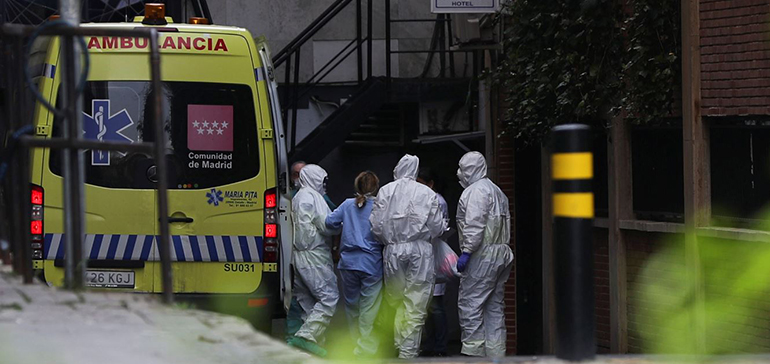 España roza los 40.000 casos de coronavirus y suma ya más de 2.600 muertes, con Madrid como principal foco de contagio